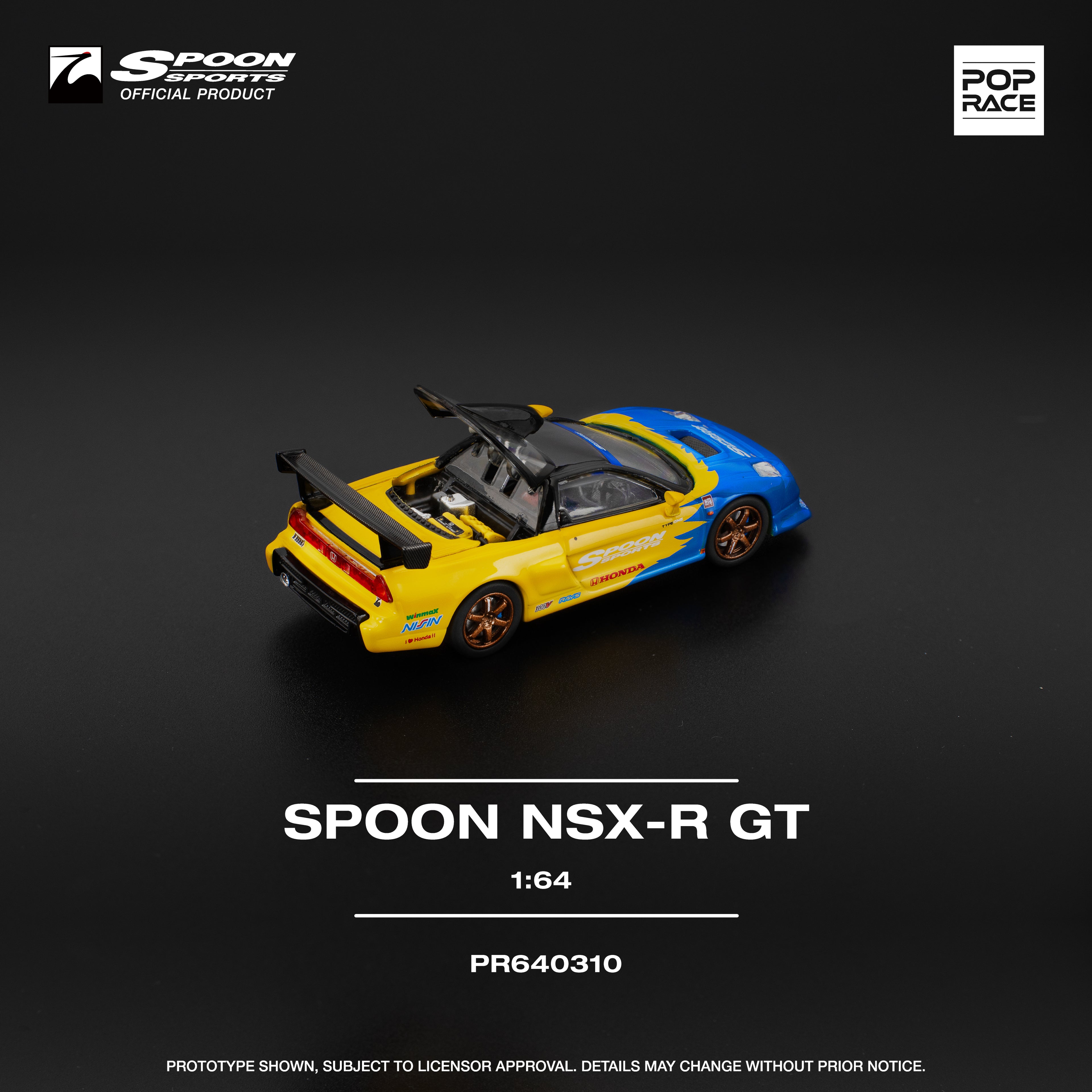 POP RACE PR64-310 HONDA NSX R GT SPOON