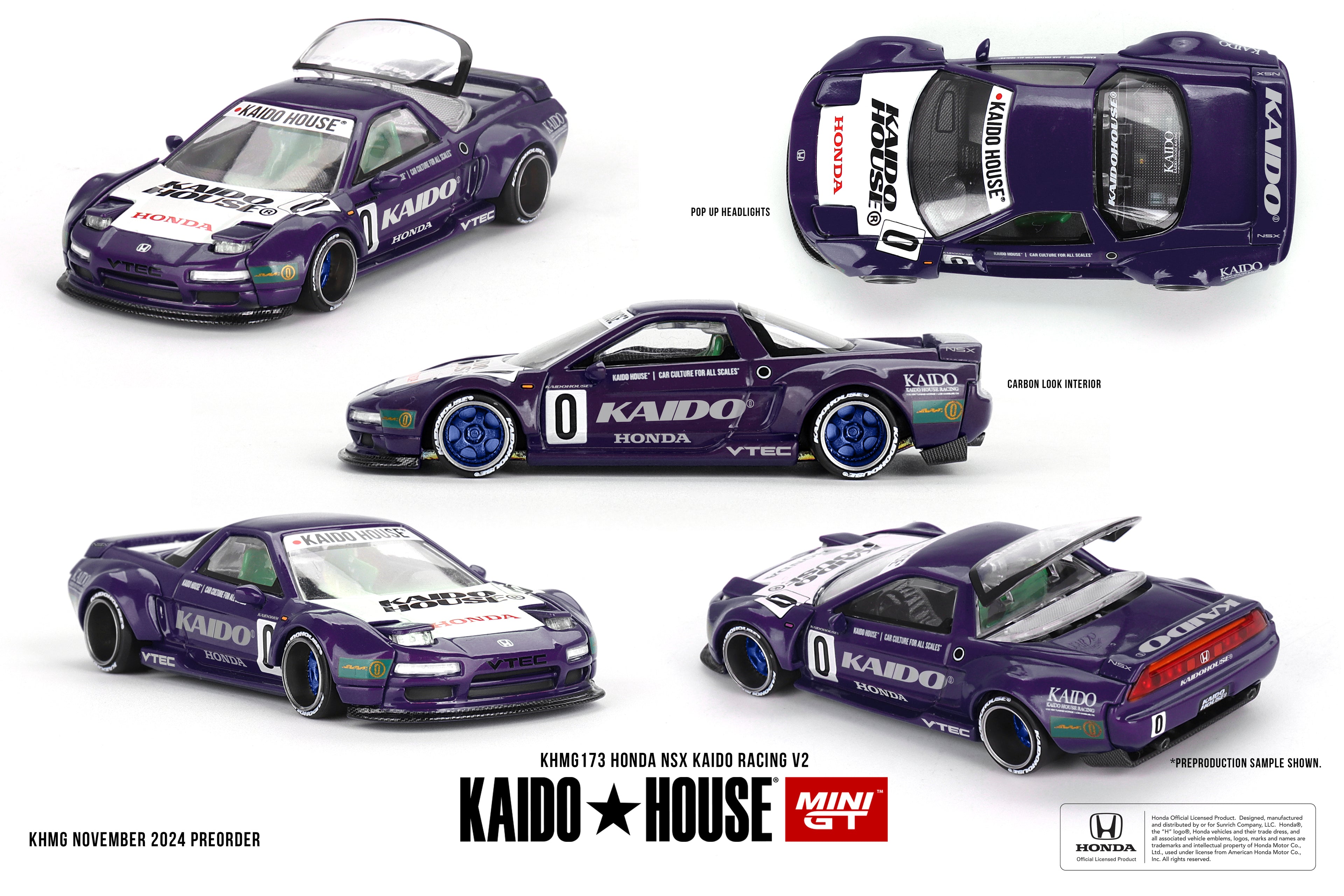 KAIDO HOUSE KHMG173 HONDA NSX KAIDO RACING V2 PURPLE