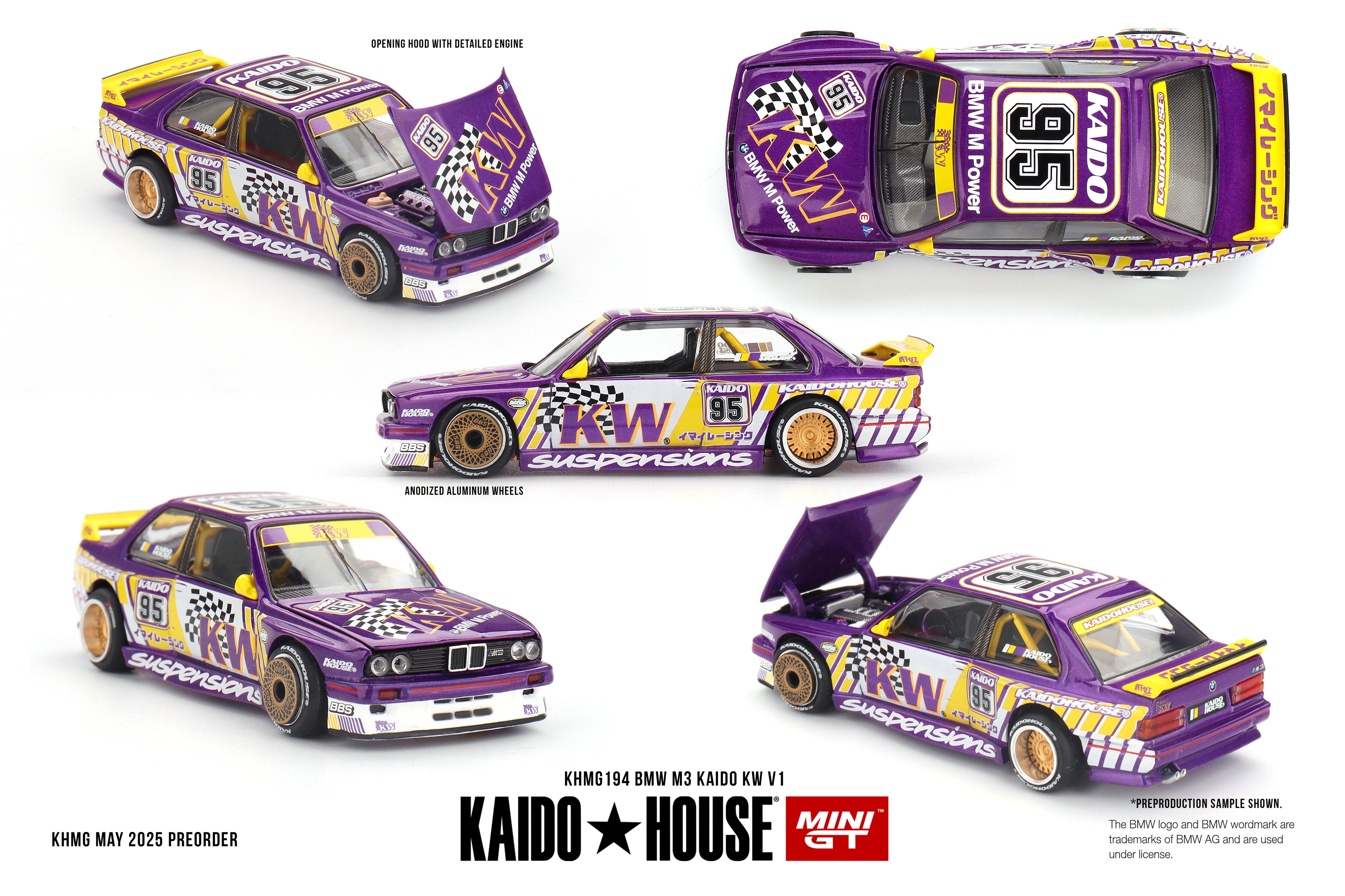 KAIDO HOUSE KHMG194 BMW E30 M3 KAIDO KW V1