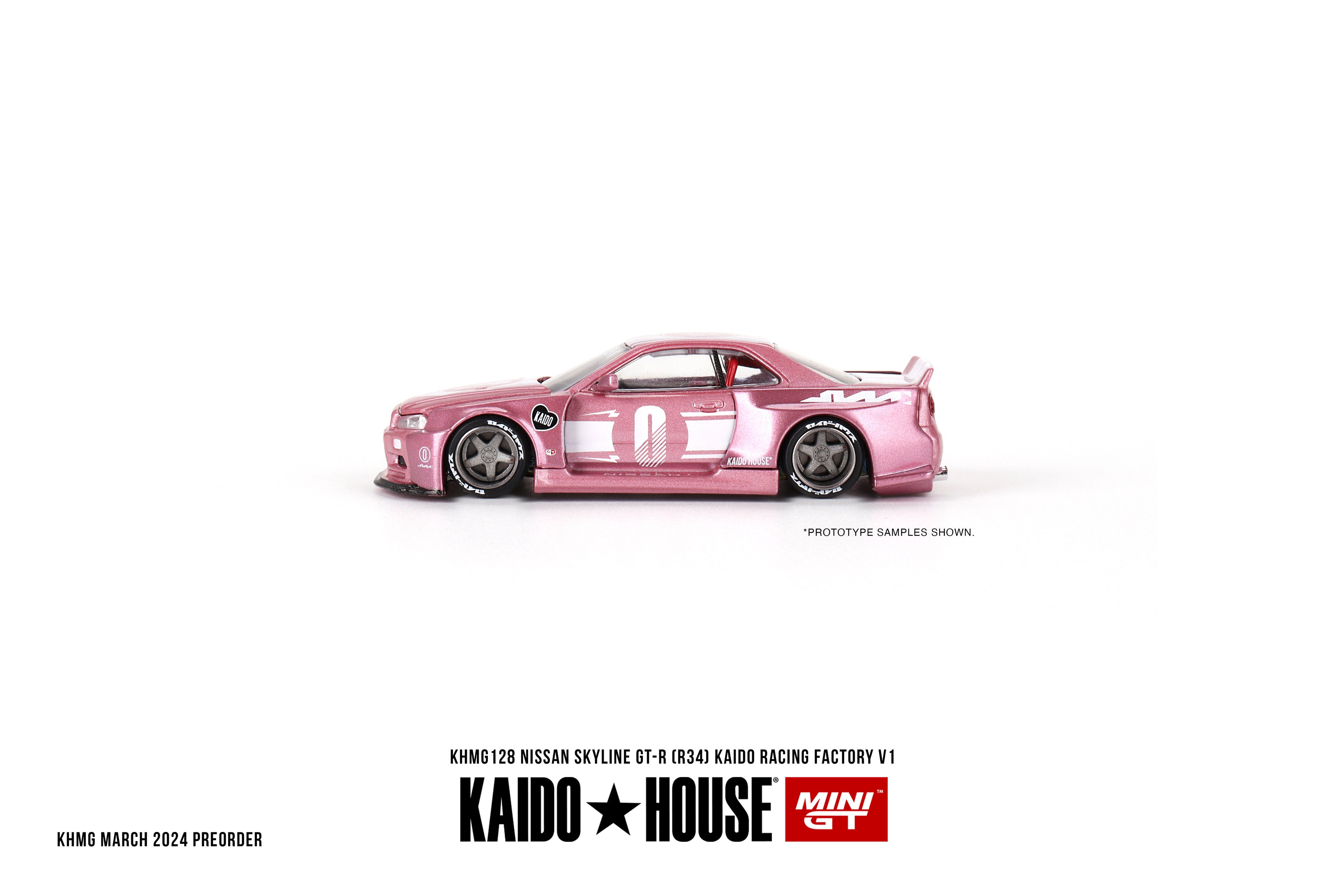 KAIDO HOUSE KHMG128 NISSAN SKYLINE GT-R (34) KAIDO RACING FACTORY V1 PINK