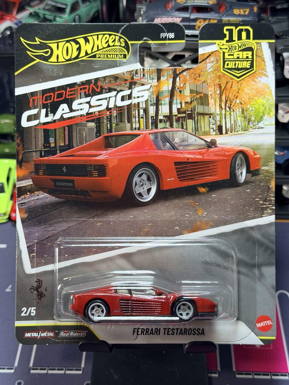 HOT WHEELS CAR CULTURE MODERN CLASSIC FERRARI TESTAROSSA